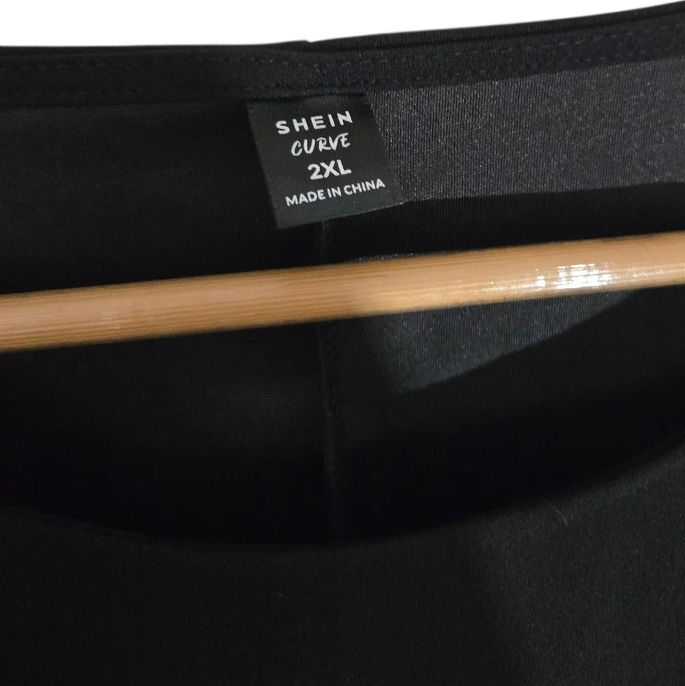 SHEIN Black Curve Dress Size 2xl - Picture 5 of 5